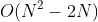 O(N^2-2N)