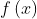 f\left ( x \right )
