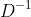 D^{-1}